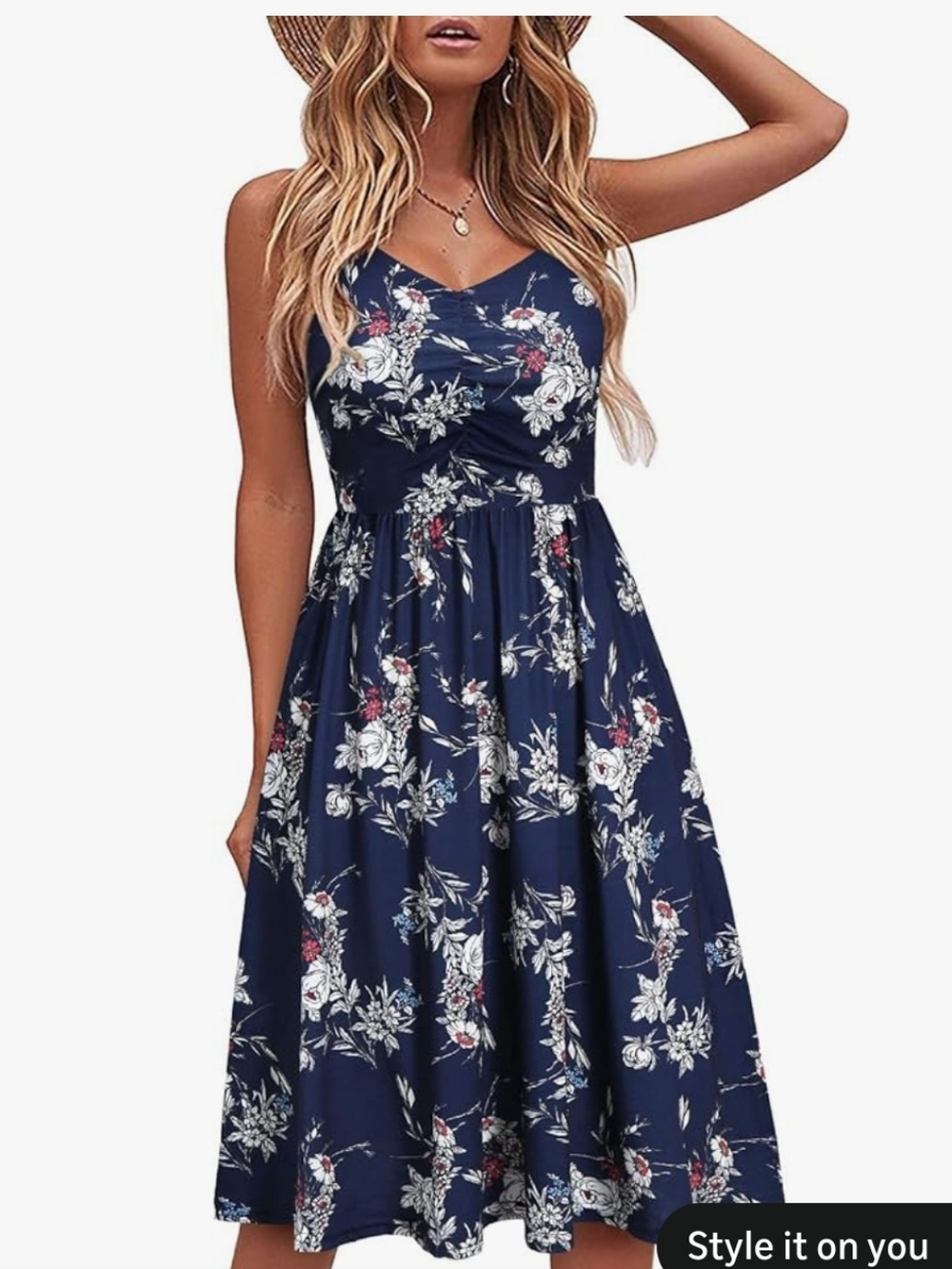 Women's Spaghetti Strap Midi Dress